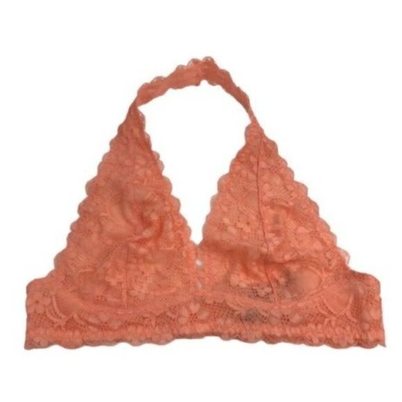 Free People Galloon Lace V-neck Halter Bralette - Picture 7 of 12